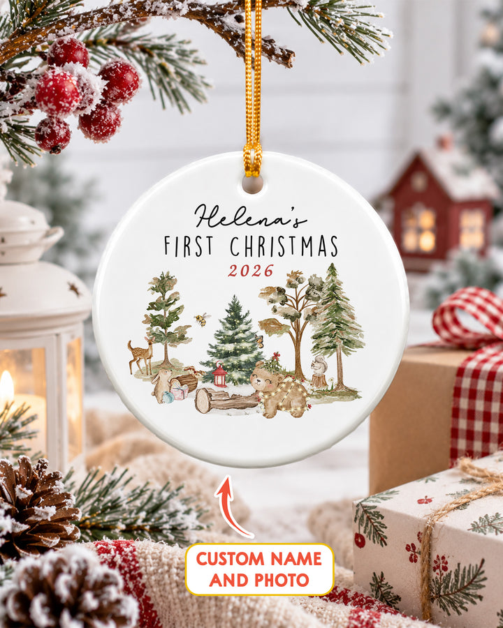 Baby's First Christmas Ceramic Ornament