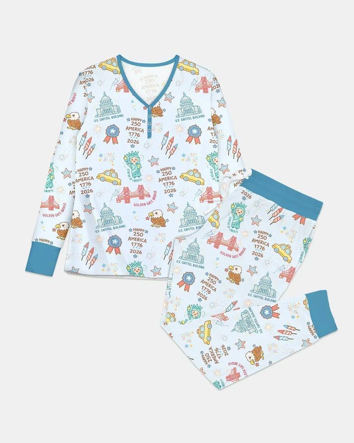 250 Years Of Freedom Women Pajama Set