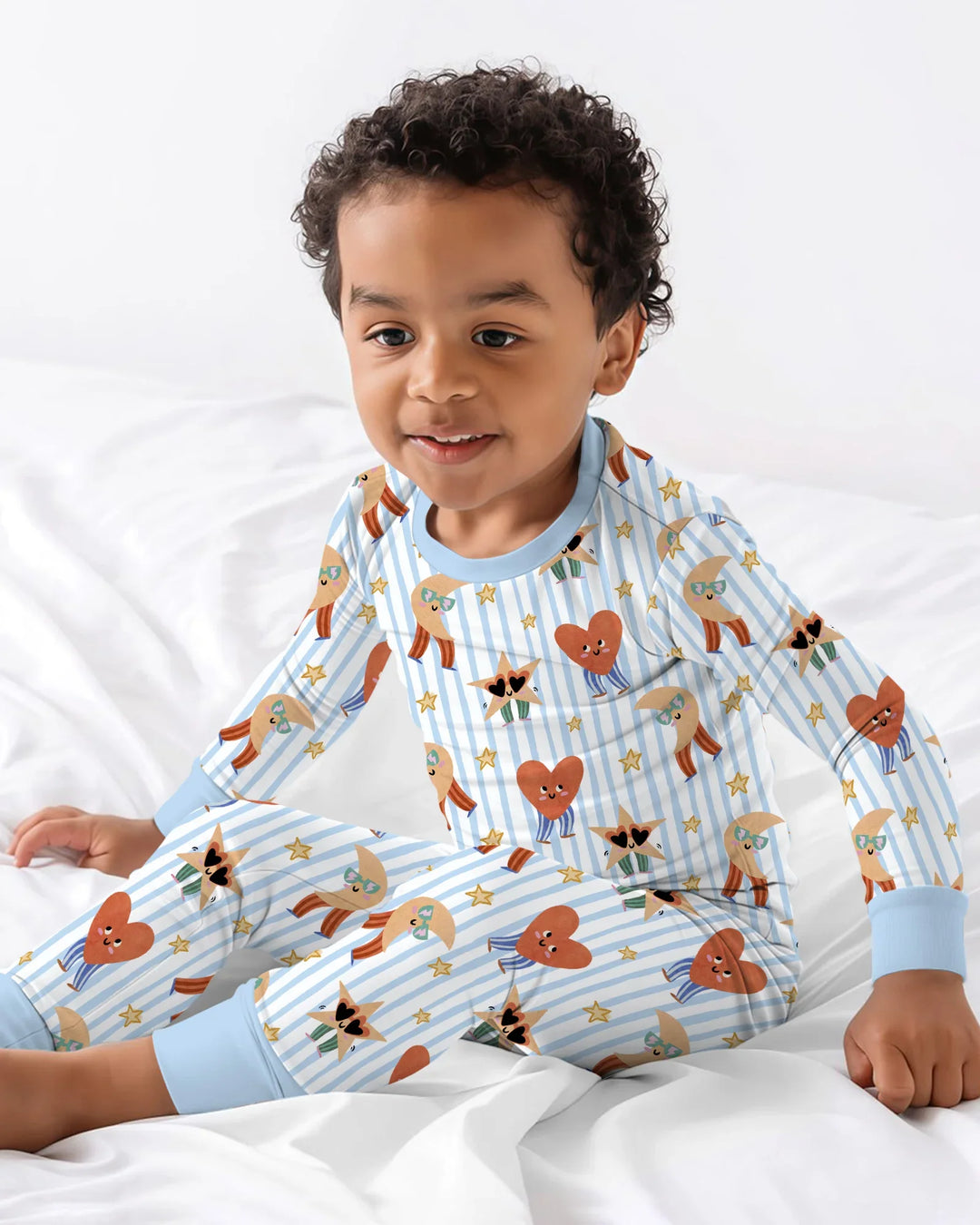 Dance More Dances Bamboo Two Piece Long Sleeve Pajama Set