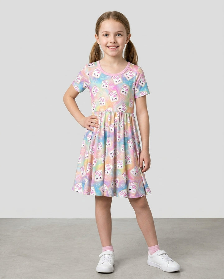 Vorlage Bambus Twirl Kleid