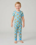 Zweiteiliges, kurzärmliges Pyjama-Set mit Marienkäfern