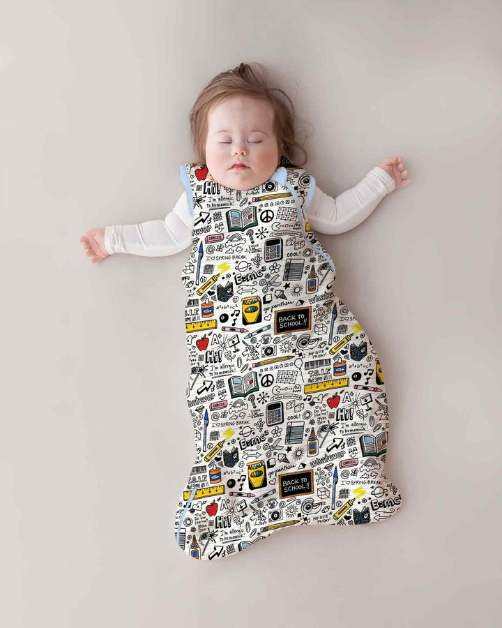 School Days Doodles Bamboo Sleep Bag