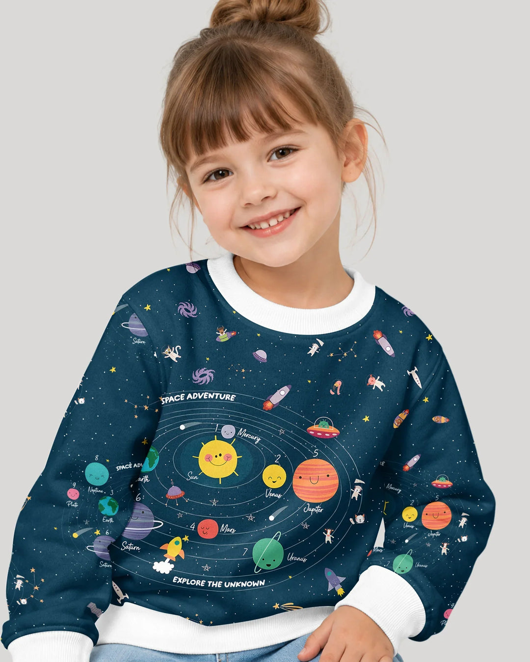 Solar System Explorers Bamboo Crewneck Sweatshirt