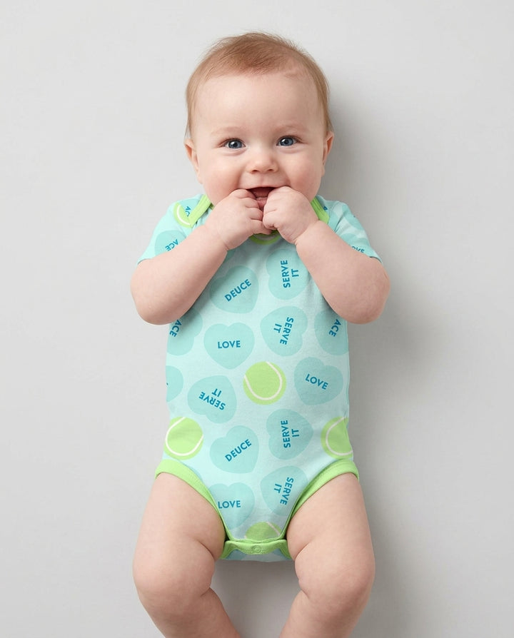 Gerippte Babykleidung mit individuellem Foto - Weich &amp; Skizzenhaft