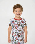 Zweiteiliges, kurzärmliges Pyjama-Set mit Marienkäfern