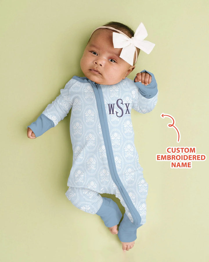 Gerippte Babykleidung mit individuellem Foto - Weich &amp; Skizzenhaft
