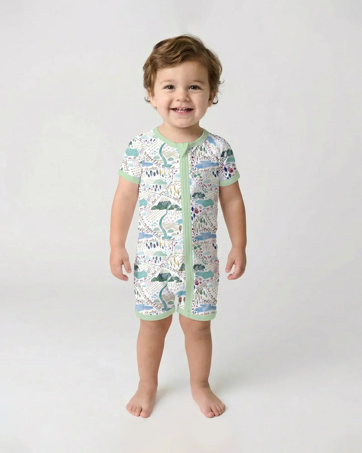 Whimsical Psalms 23 Map Shorty Zippy