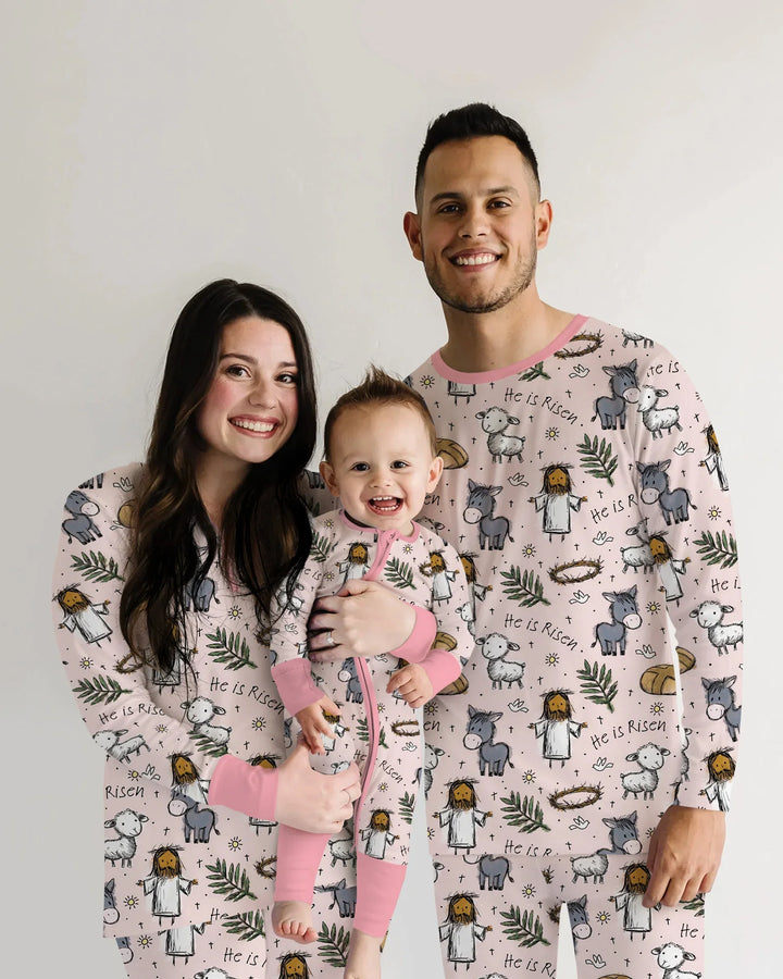 Zweiteiliges, kurzärmliges Pyjama-Set mit Marienkäfern