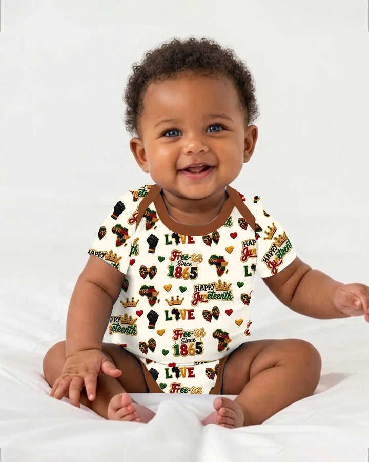 Juneteenth Free-ish Since 1865 Bamboo Bodysuit