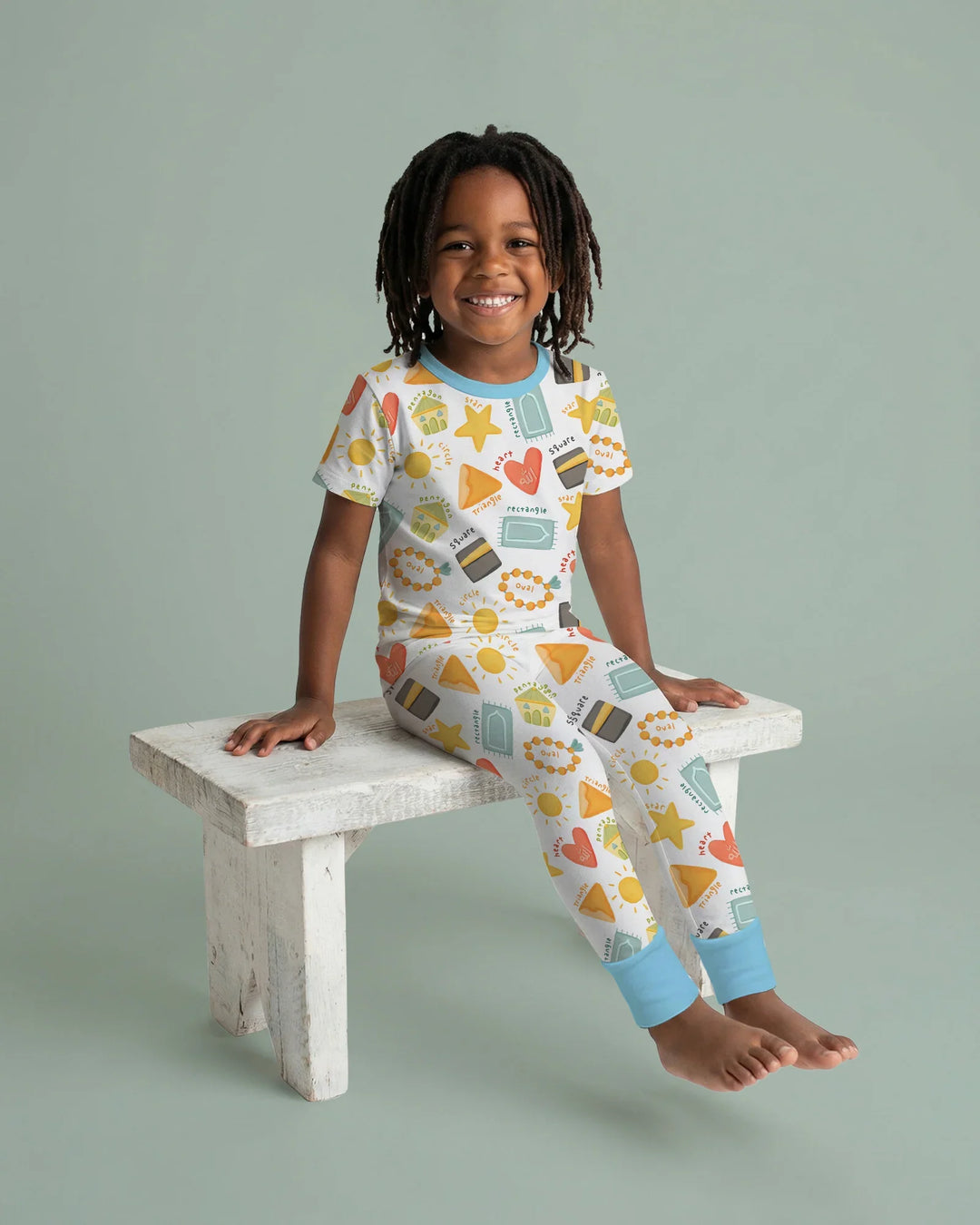 Zweiteiliges, kurzärmliges Pyjama-Set mit Marienkäfern