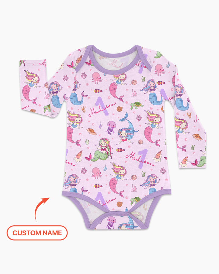 Gerippte Babykleidung mit individuellem Foto - Weich &amp; Skizzenhaft