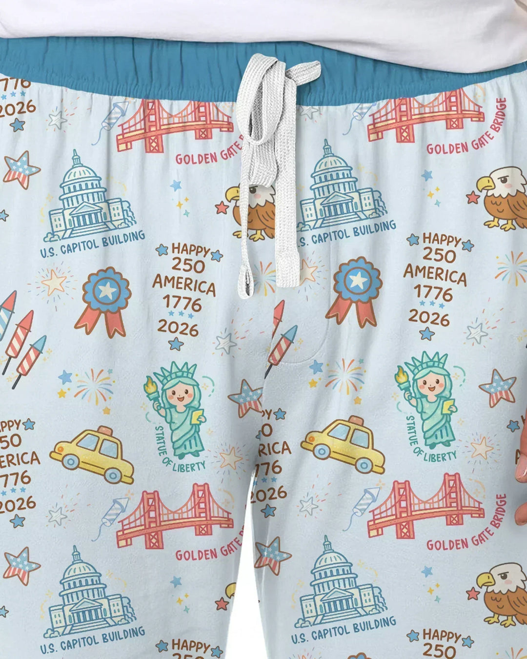 250 Years Of Freedom Men's Pajama Set
