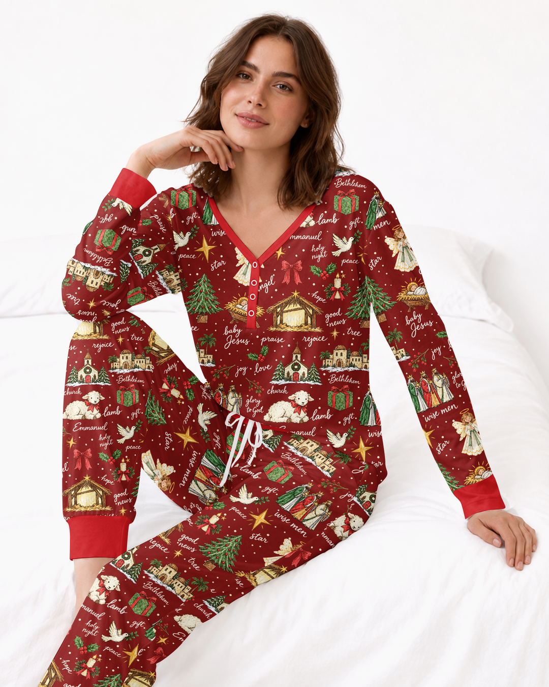 Tis The Season Family Matching Bamboo Women Pajama Set