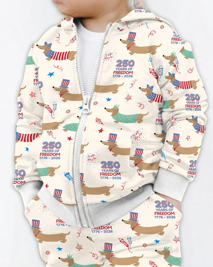 250 Years Of Freedom Zip Hoodie
