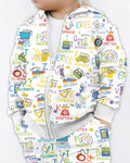 You Are Spanish Alphabet Version Bamboo Zip Hoodie