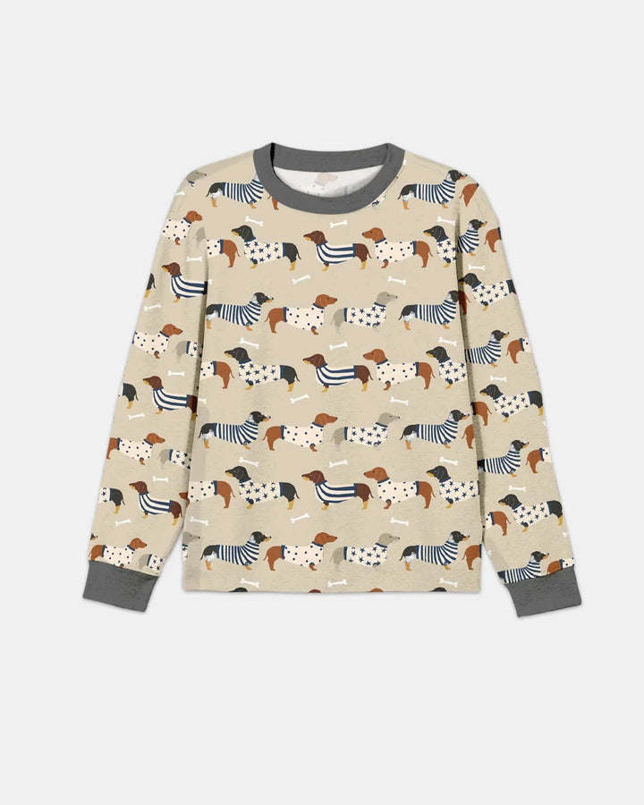 Cute Wieners Men's Pajama Set