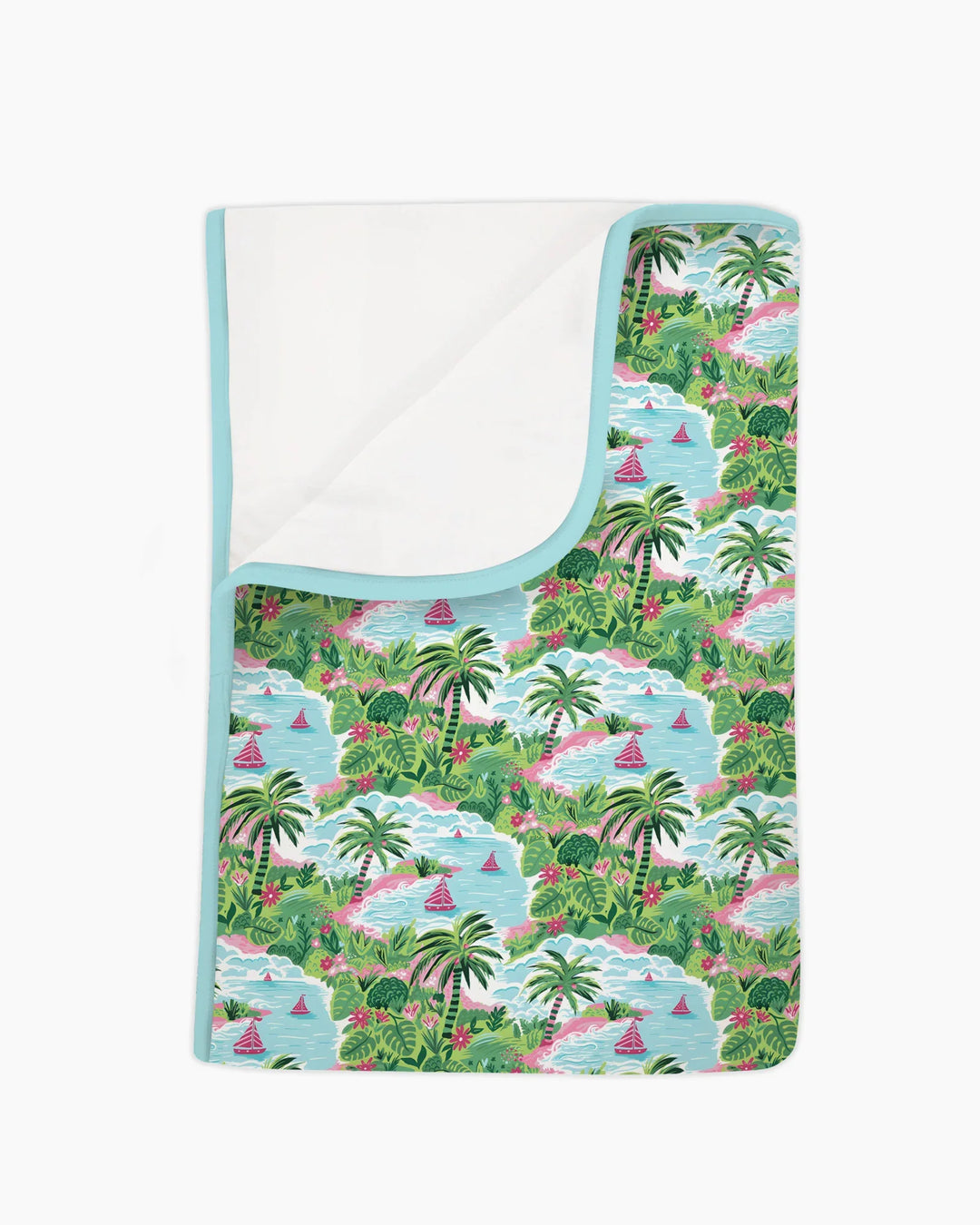 Preppy Coast Beach Club Bamboo Blanket