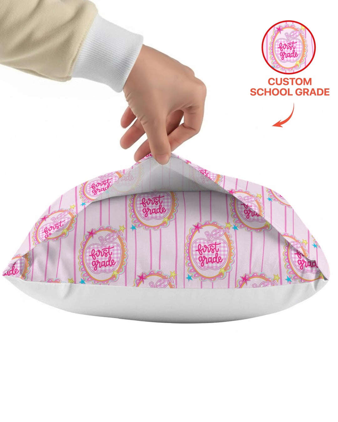 Plantilla de funda de almohada de bambú personalizada