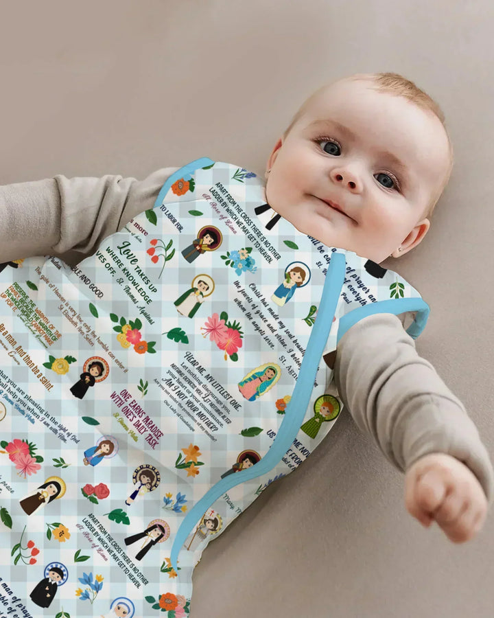 Catholic Saint Quotes Bamboo Sleep Bag