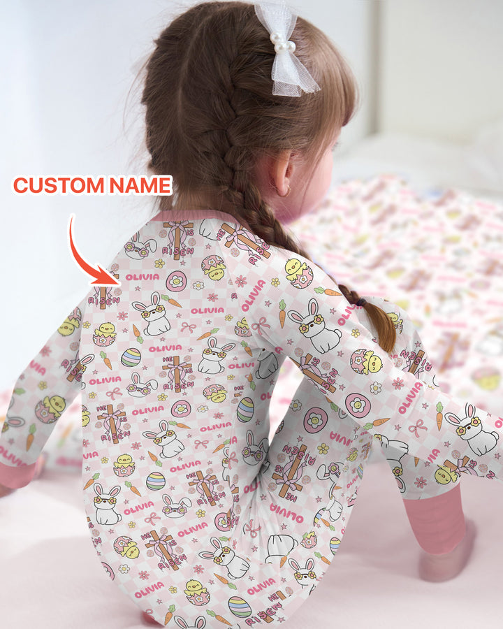 Custom Name Retro Easter Convertible Zippy