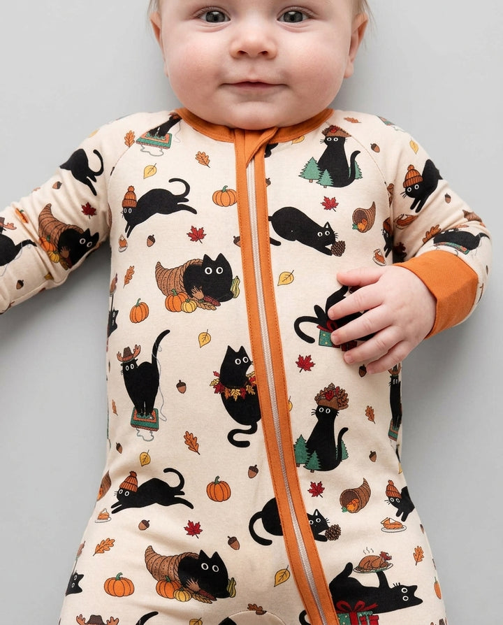 Black Cat Cozy Season Bamboo Convertible Zippy