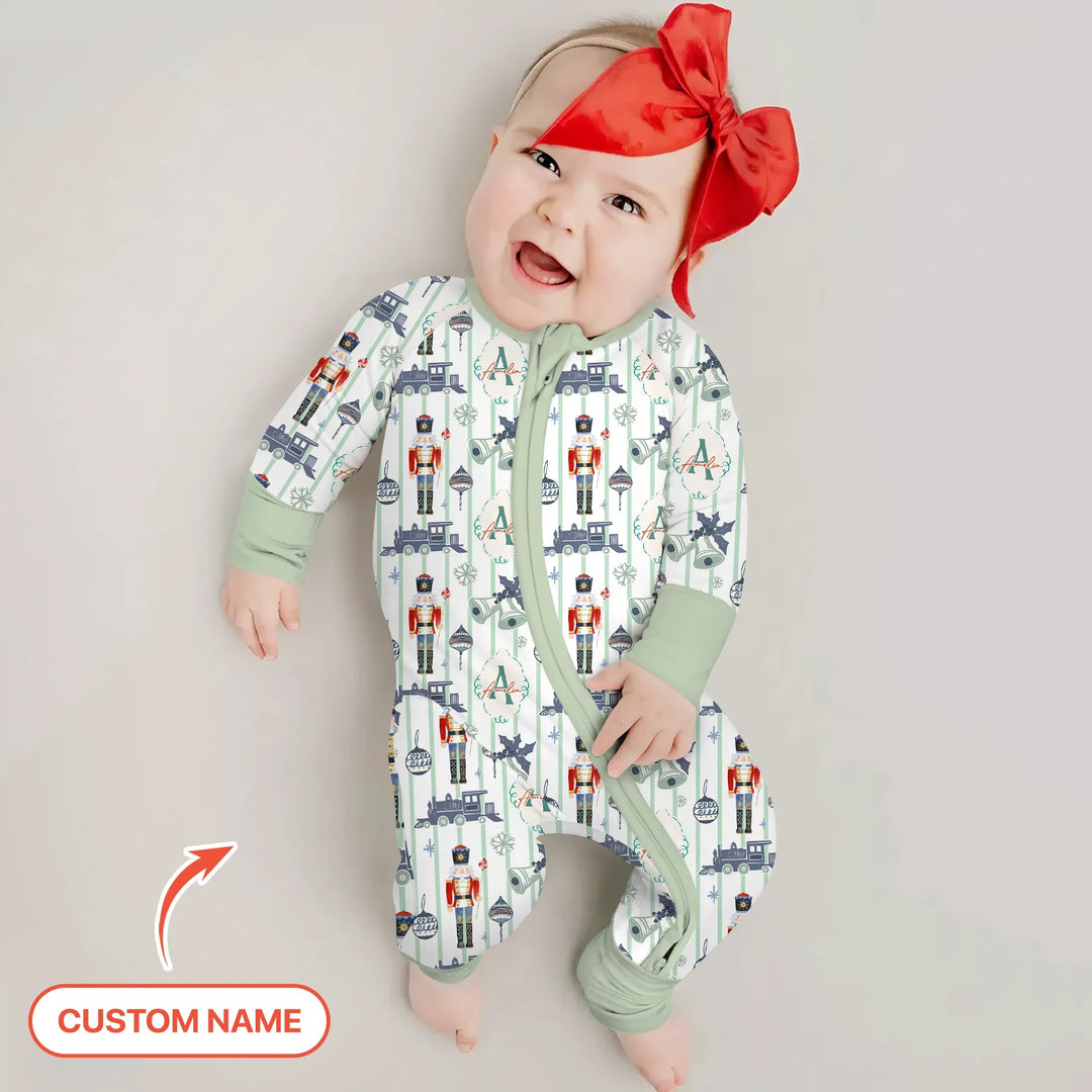 Custom Nutcracker Medium Blue Convertible Zippy , Custom Nutcracker Medium Blue Convertible Zippy - 0-3M
