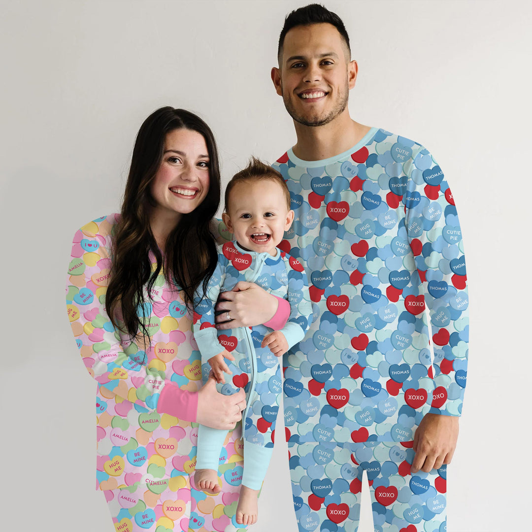 Valentine Candy Crush Family Matching Women Pajama Set