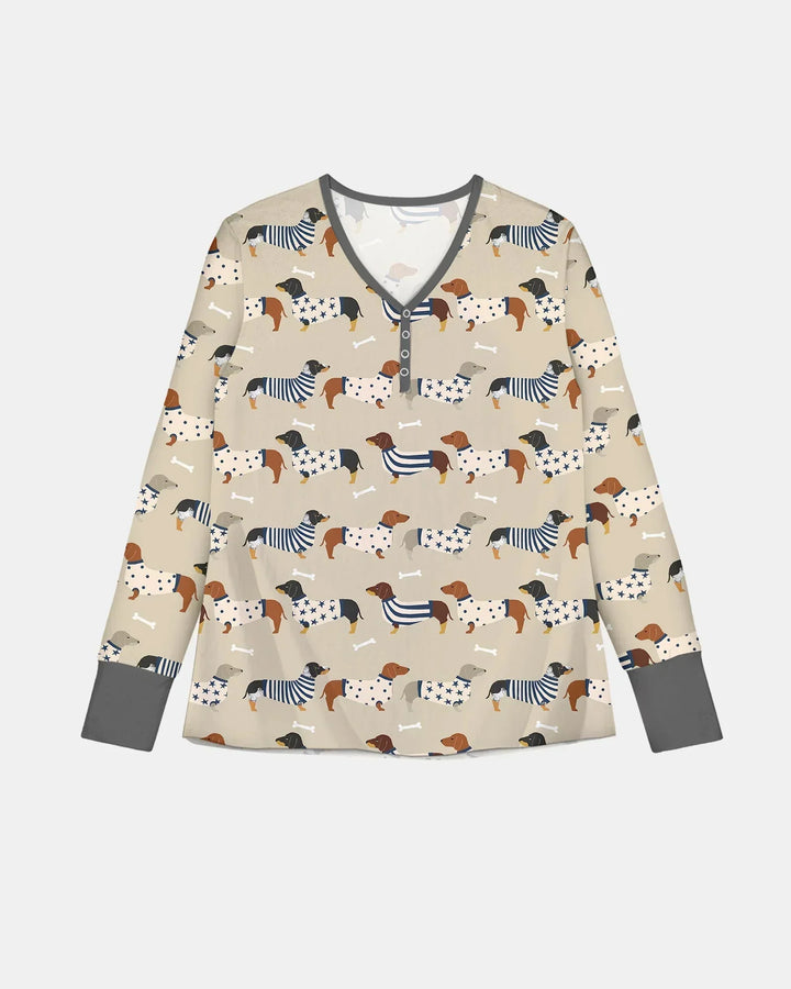 Cute Wieners Women Pajama Set