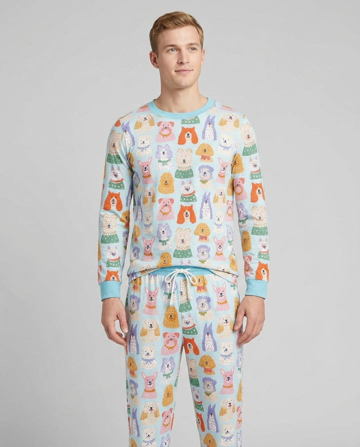 plantilla Conjunto de Pijama de Bambú para Hombre