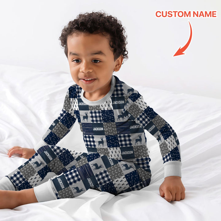 Dad’s Hunting Buddy Two Piece Long Sleeve Pajama Set