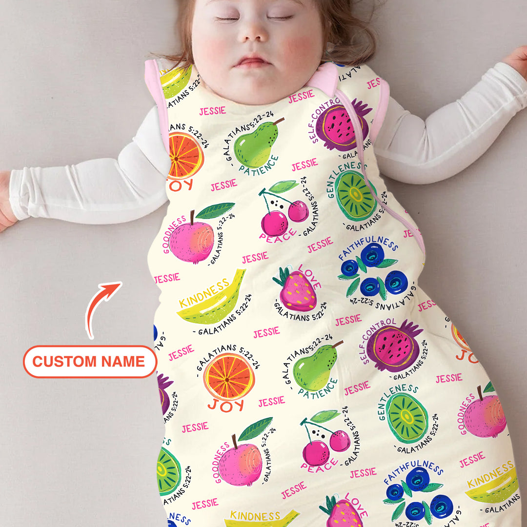 Fruit Of The Spirit Custom Name Sleep Bag