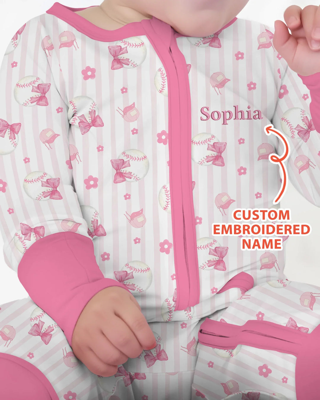 Gerippte Babykleidung mit individuellem Foto - Weich &amp; Skizzenhaft