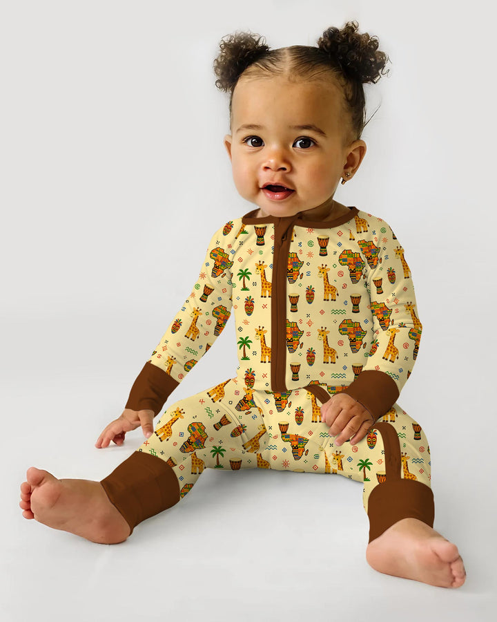 African Culture Bamboo Convertible Zippy