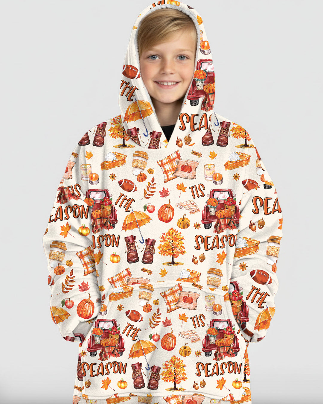 Plantilla de Sudadera Manta de Bambú Personalizada
