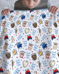 Christian Baseball Bamboo Blanket