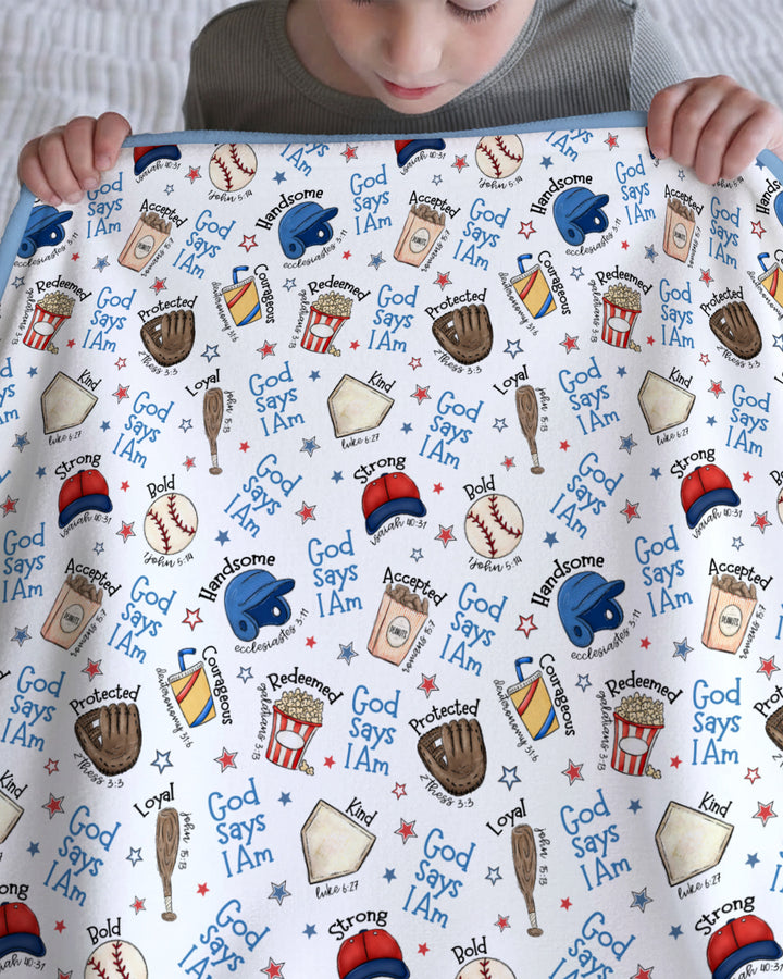 Christian Baseball Blanket