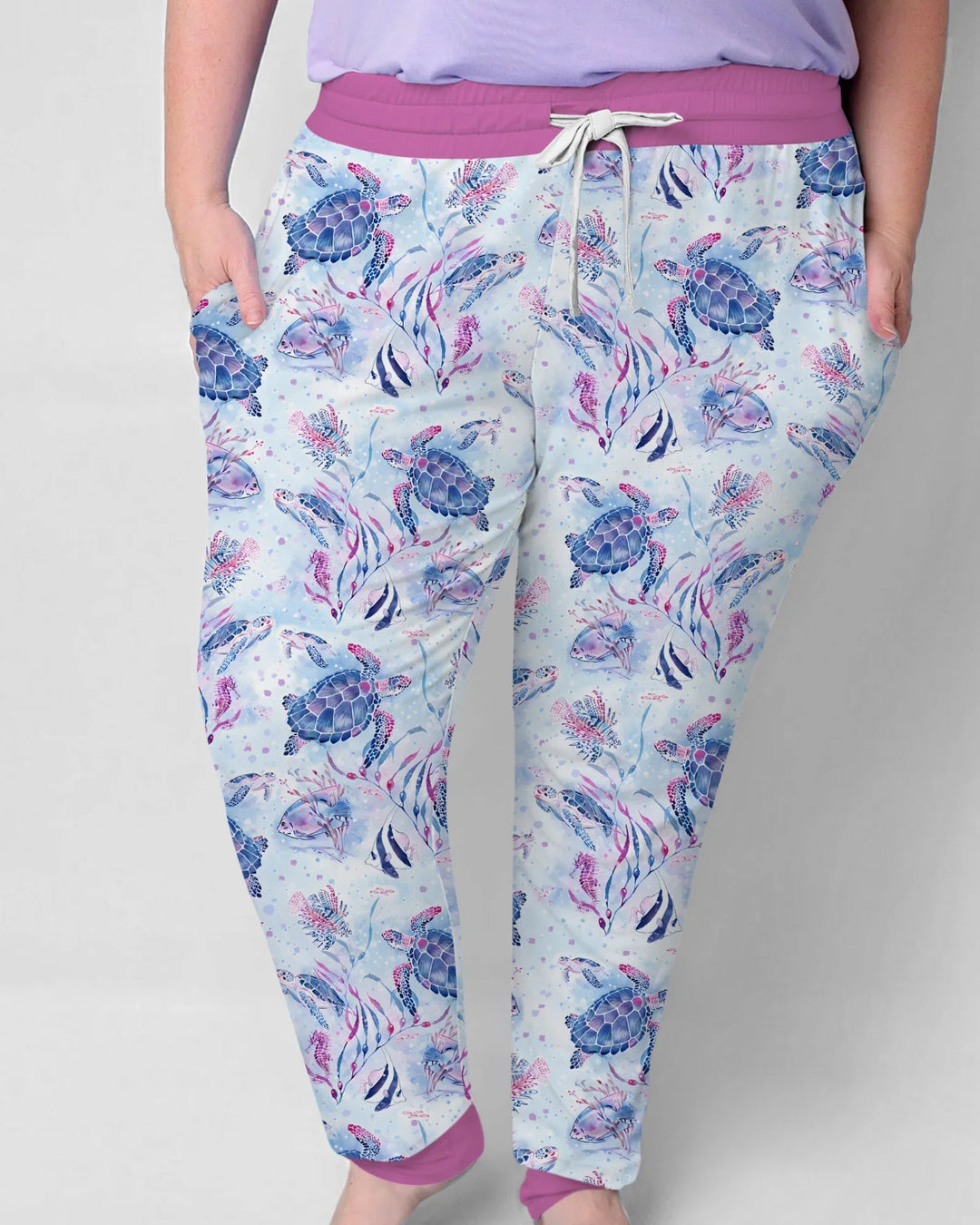 Little Turtles Family Matching Bamboo Women Pajama Set