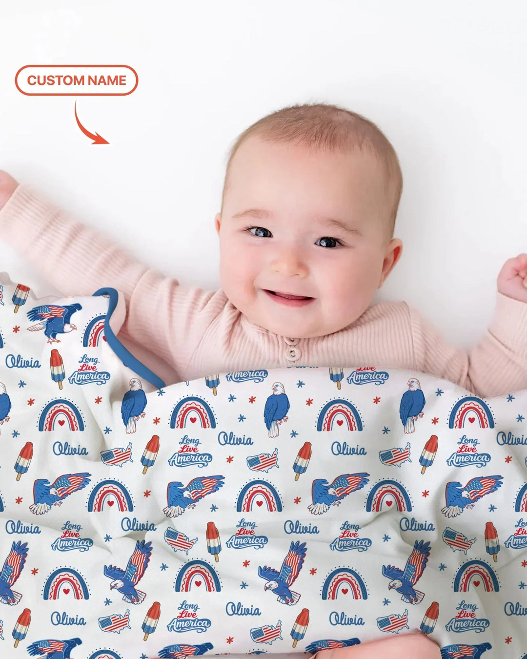 Long Live America Bamboo Blanket
