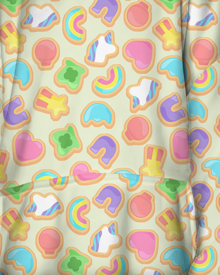 Lucky Marshmallow Cookies Blanket Hoodie