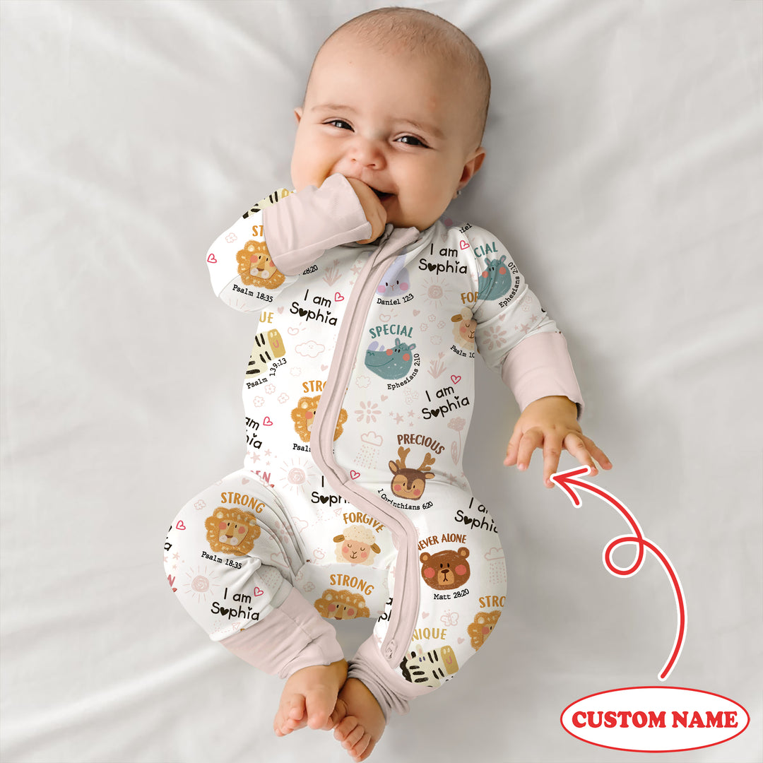 God’s Little Zoo Custom Name Convertible Zippy