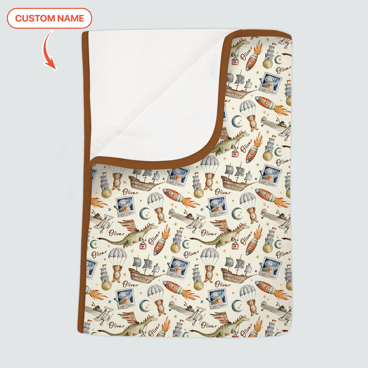 Vorlage für individuelle Kleinkinddecke