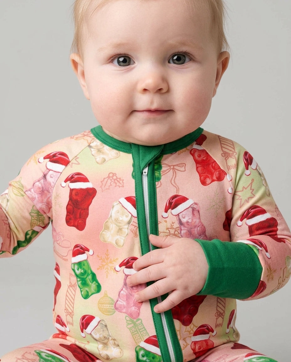 Gummy Bear Santa Christmas Bamboo Convertible Zippy