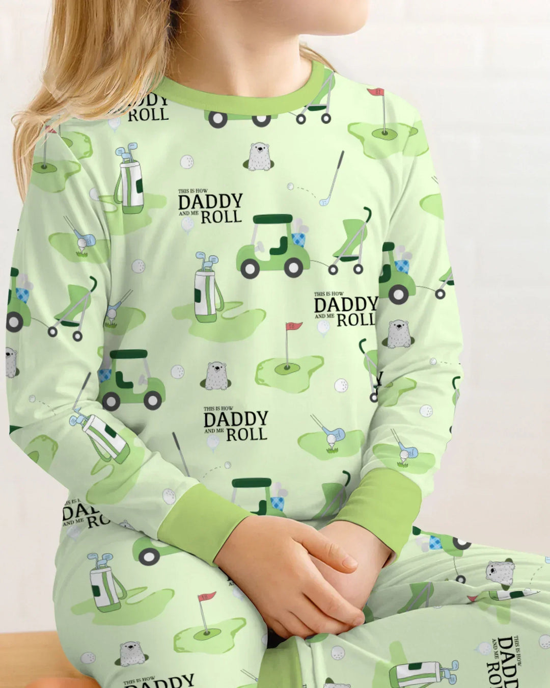 Daddy Golf Team Two Piece Long Sleeve Pajama Set