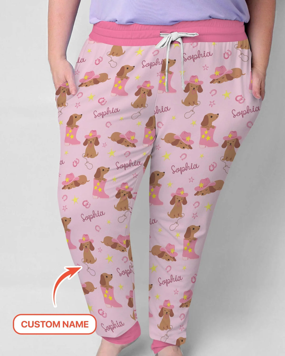Howdy Dackel Pyjama-Set für Damen