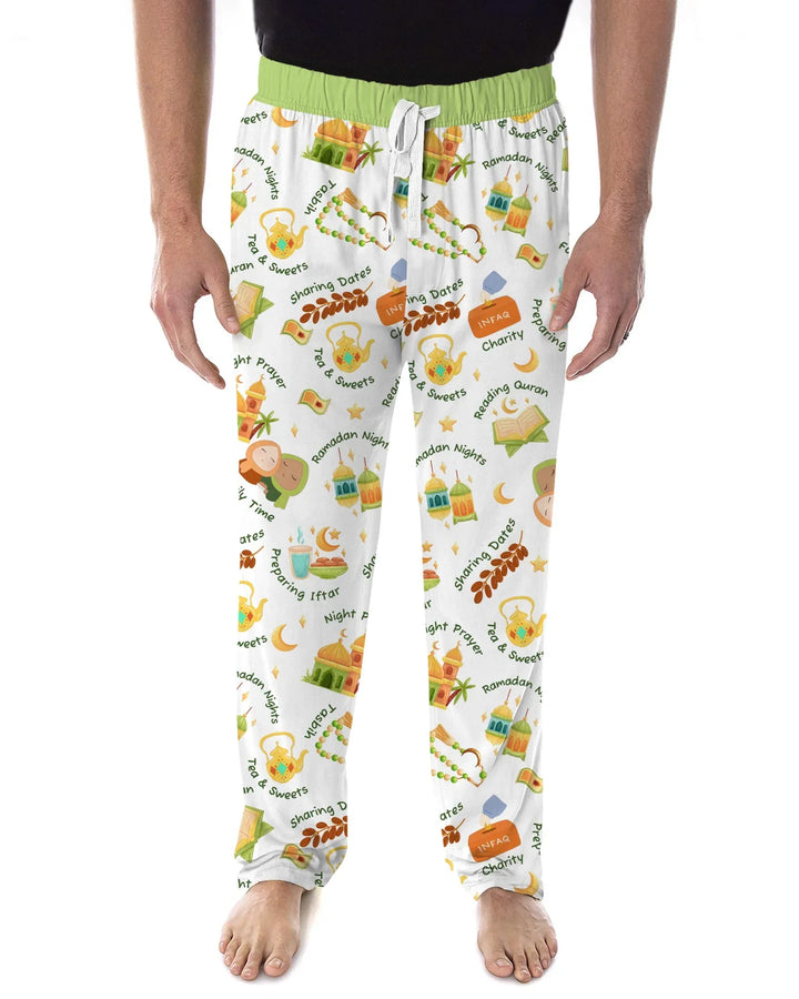 Ramadan Mubarak Matching Family Men's Pajama Set
