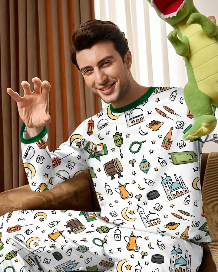 Ramadan Blessings Family Matching Men's Pajama Set