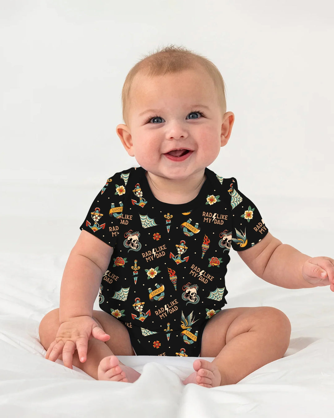 Rad Dad Society Daddy & Me Matching Bamboo Bodysuit