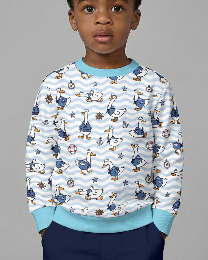 Sudadera de cuello redondo Bamboo Template
