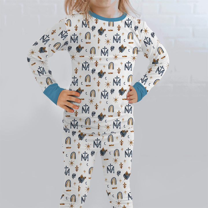 Sacred Blessings Two Piece Long Sleeve Pajama Set