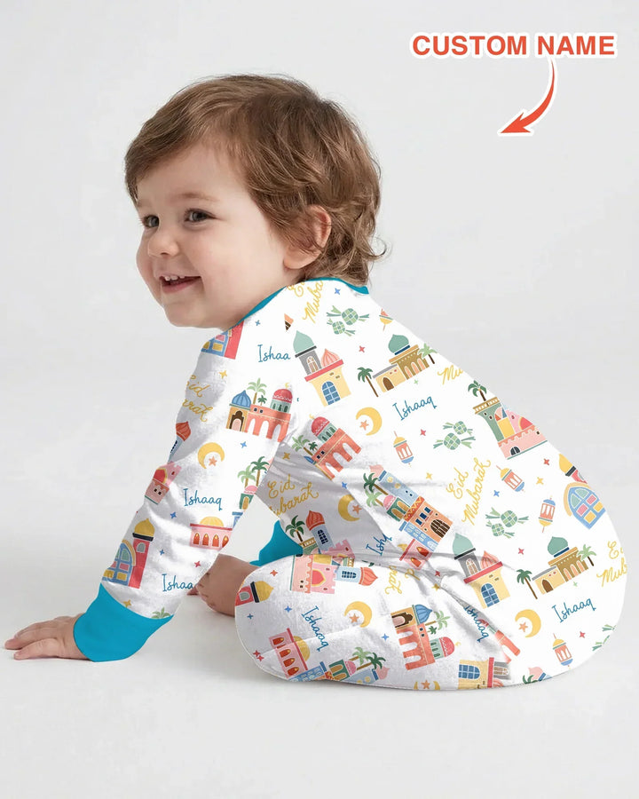 Eid Mubarak Custom Name Convertible Zippy